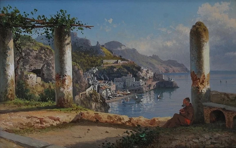 Paesaggio della costiera napoletana